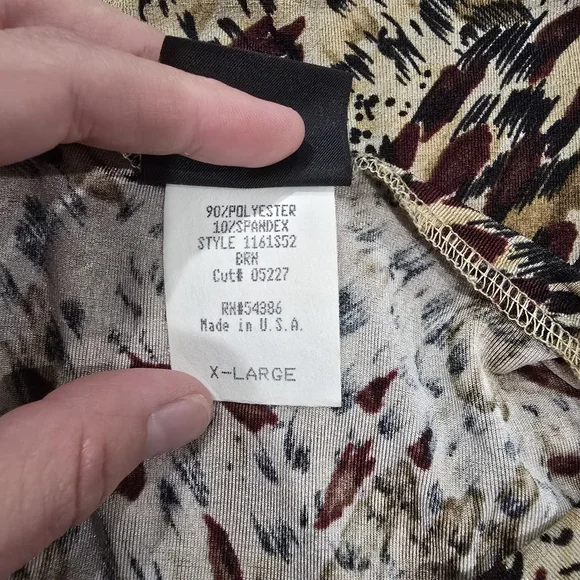 Vintage Leopard Print Sleeveless Top - Picture 6 of 6